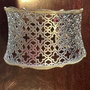 Kendra Scott Candice Mixed Media two tone cuff